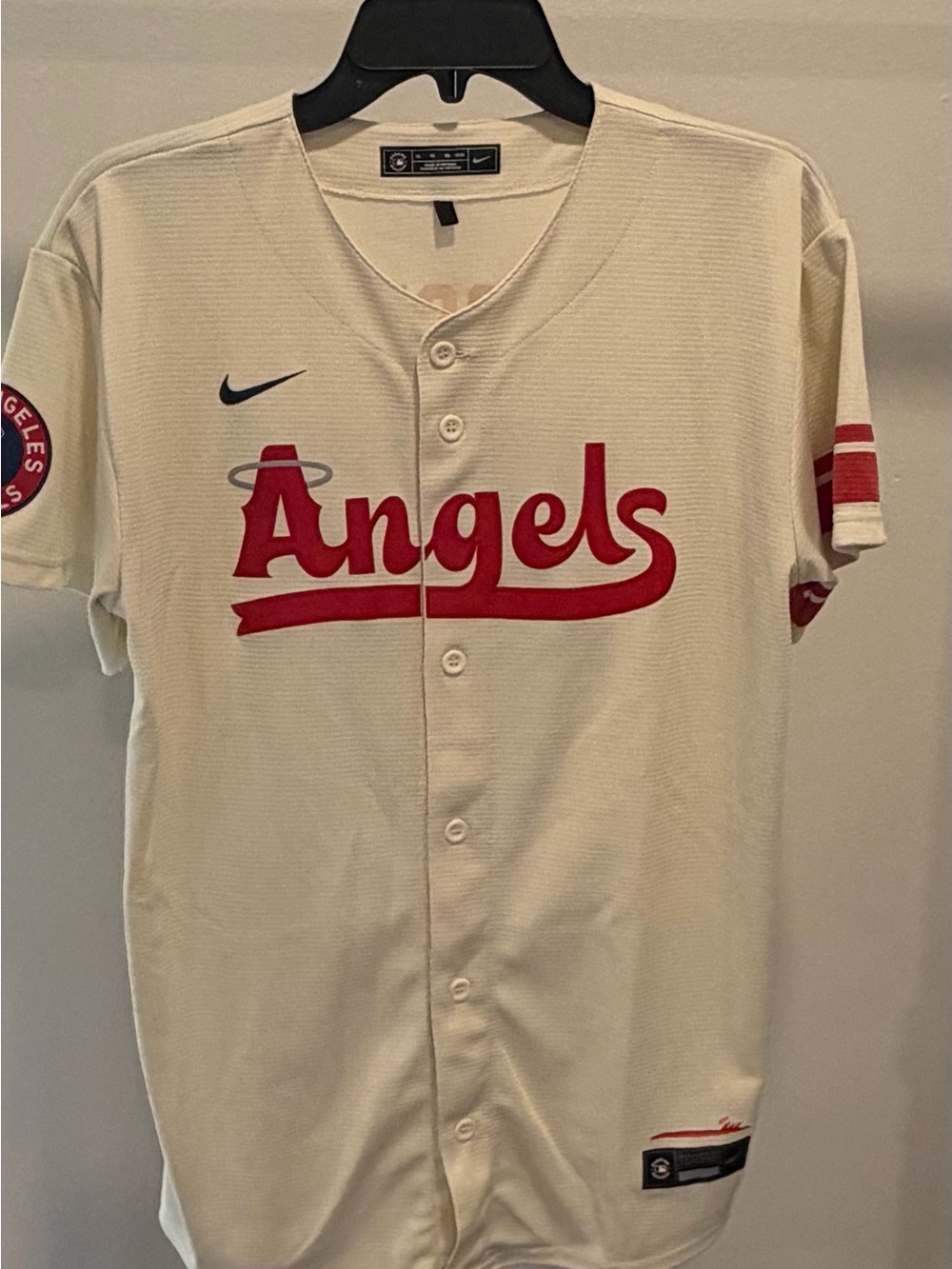 Nike Angels City Connect Trout Jersey! Excellent! Youth XL